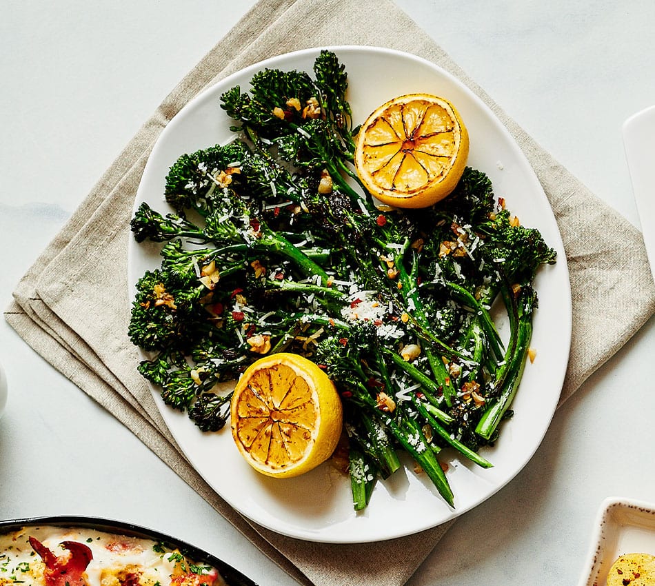 Roasted Broccolini With Lemon and Garlic